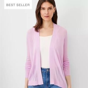 Ann Taylor lightweight open cardigan